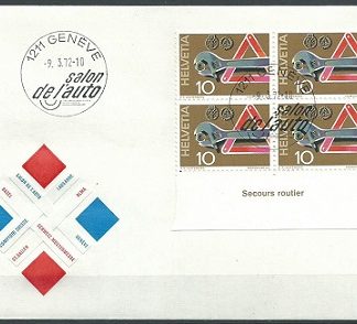 Suiza #540 1972 F.D.C. cuadro1