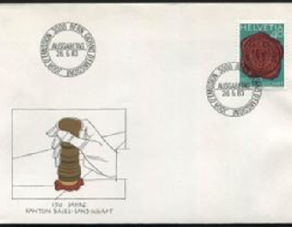 Suiza #739  1983  F.D.C.