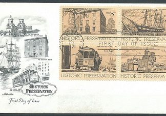 ESTADOS UNIDOS # 1443A 1971 F.D.C. "Preservación de bienes históricos"