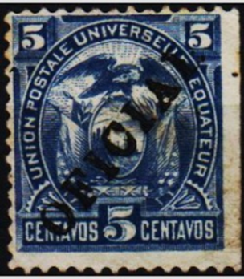 Ecuador #O3  1886