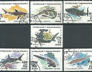 Madagascar #1280 - 1286  1993  Serie completa