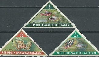 Molucas  Cat. Dai Nippon #MS111 02 y #MS111 19 - MS111 20  1953 Nuevas