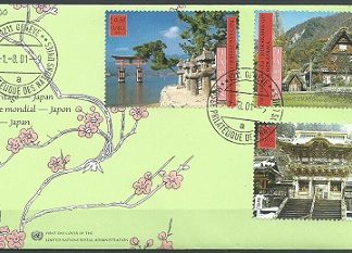 Naciones Unidas – Ginebra #375d - 375f  2001 F.D.C.