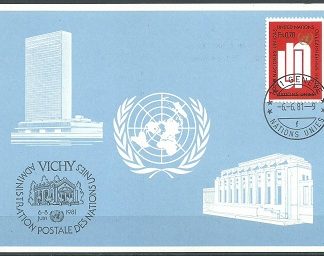 Naciones Unidas – Ginebra #7 1970 Maxicard