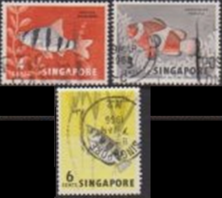Singapur #54 - 56  1962