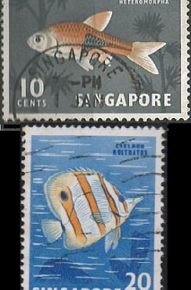 Singapur #57 - 58  1962