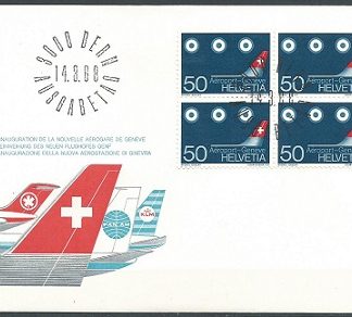Suiza #490  1968  F.D.C. Cuadro