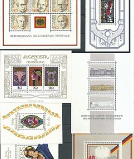 Alemania lote 7 Hojas souvenier nuevas