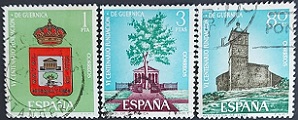 España #1347 - 1349 1966 Serie completa