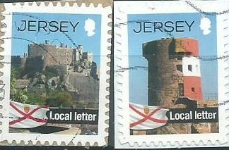JERSEY #1586 - 1587  2010 Autoadhesivas en papel