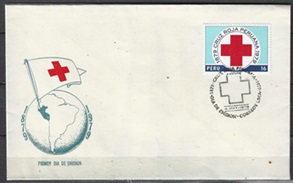 PERU #699  1979 FDC "100 Años de la Cruz Roja"
