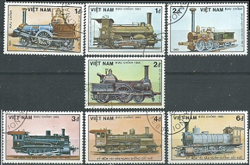 Viet Nam #1551 1557 1985 Serie completa
