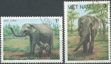 Viet Nam #1733 y #1735 1986