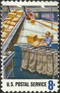 ESTADOS UNIDOS # 1492  1973 «Clasificación del correo»