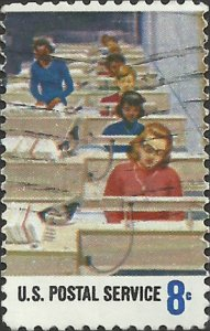 ESTADOS UNIDOS # 1495  1973 «Clasificación del correo»