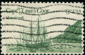 ESTADOS UNIDOS # 1733 1978 "Barco del Capitán Cook"