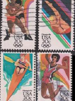 Estados Unidos # 2082 - 2085 1984 Serie completa