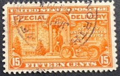 Estados Unidos  #E16    1931 "Cartero en motocicleta - Entregas especiales"