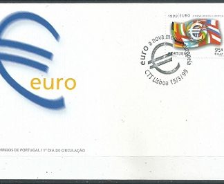 Portugal #2282  1999 F.D.C. "Introducción del euro"