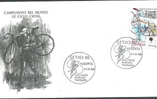 España #2619   1990  F.D.C. "Campeonato mundial de ciclocross"