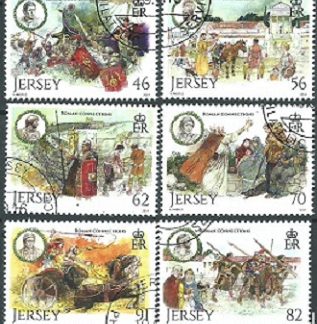 JERSEY #1782 - 1787  2014  Serie completa "Vinculos con la antigua Roma"