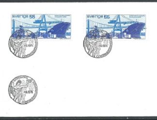 Suecia #746 1971 F.D.C. "Puerto de Gotemburgo"