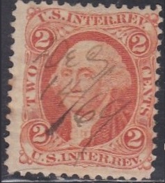 Estados Unidos #R15   1862  "G. Washington"