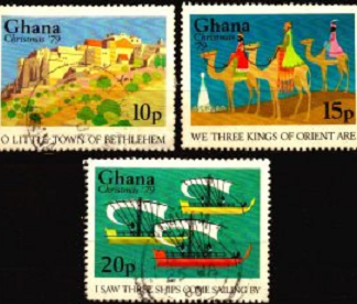 GHANA  #693 - 695  1979
