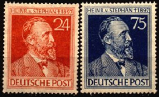 Germany #578 - 579 1947 Serie completa Nueva (hinged)