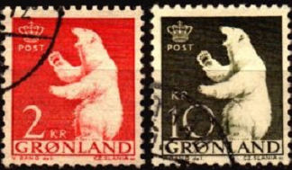 Groenlandia #63 y #65 1963