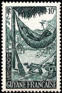 Guyana francesa #192  1947  Nueva NH