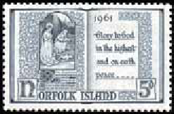 Islas Norfolk #44  1961  Nueva NH