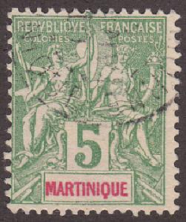 Martinica #37  1892
