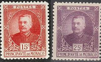 Monaco #51 - 53  1923  Nuevas (Hinged)