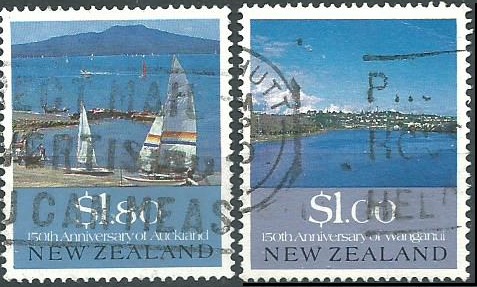 Nueva Zelanda #994 y #996 1990