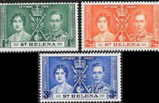 Santa Helena #115 - 117   1937 Serie completa   Nuevas