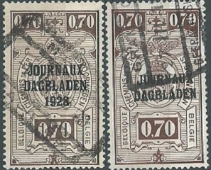Belgica #P5 1928 y #P24 1929 NH