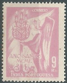 India Portuguesa #500 1951 Nueva NH