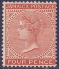 Jamaica  # 22   1883  Nueva