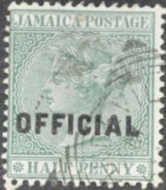 Jamaica  #O2  1890