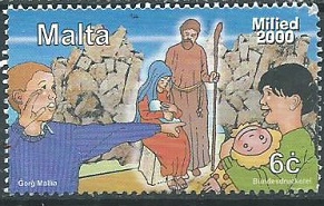 Malta #1032  2000  NH  "Navidad"