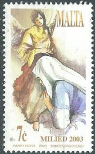 Malta #1144  2003  NH "La Anunciación"