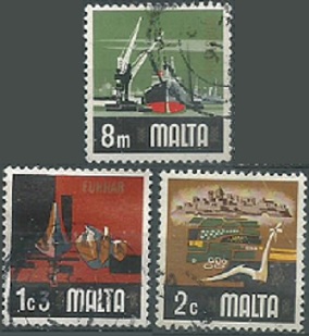 Malta #457 - 460 1973  Falta #458