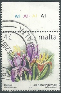 Malta #984 1999 NH con label