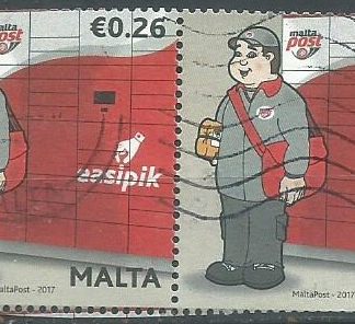 Malta Mi#1959  2017 Par  (con daño)
