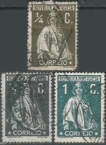 Portugal #207 - 209  1918