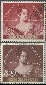 Portugal #784 - 785 1953 Serie completa NH