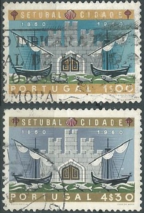 Portugal #873 - 874 1961 Serie completa NH
