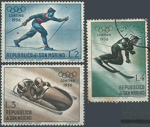 San Marino #365 - 367   1953