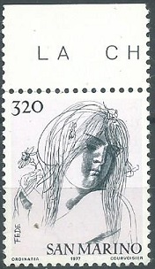 San Marino #905  1977 Nueva NH "Fe - Virtudes"
